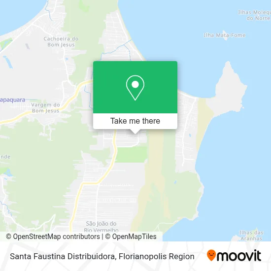 Santa Faustina Distribuidora map