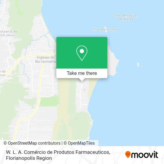W. L. A. Comércio de Produtos Farmaceuticos map