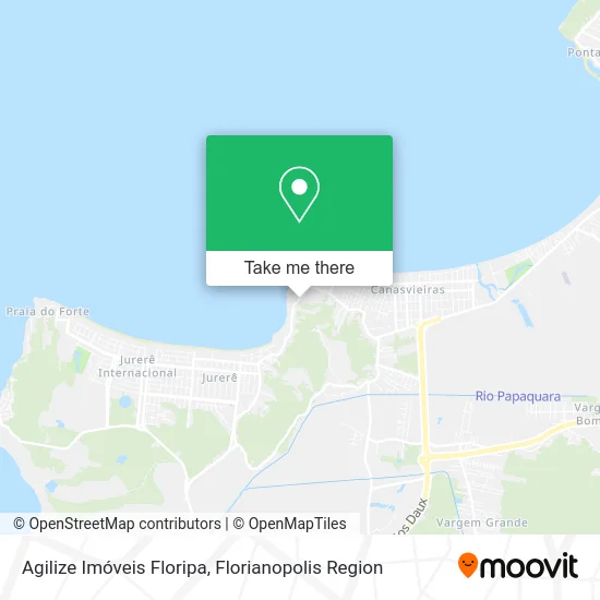 Mapa Agilize Imóveis Floripa