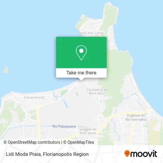 Lidi Moda Praia map