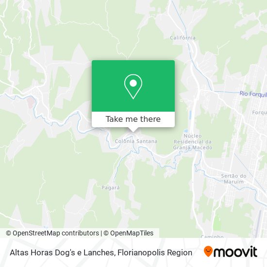 Mapa Altas Horas Dog's e Lanches