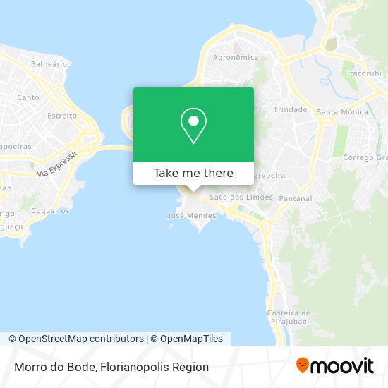 Mapa Morro do Bode