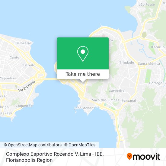 Mapa Complexo Esportivo Rozendo V. Lima - IEE