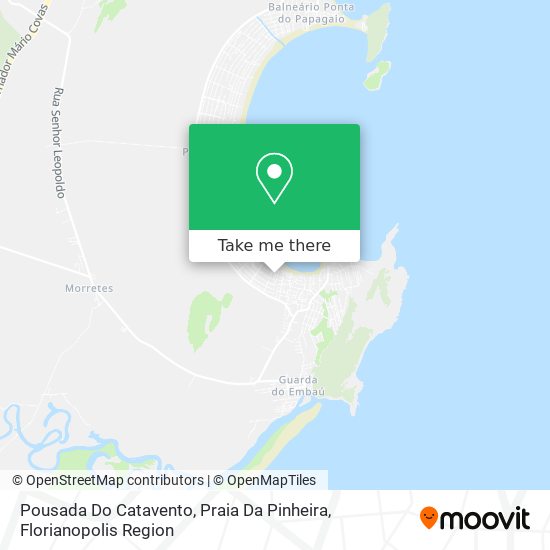 Pousada Do Catavento, Praia Da Pinheira map