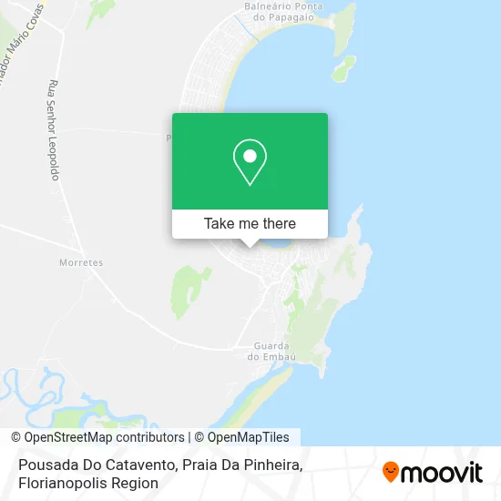Pousada Do Catavento, Praia Da Pinheira map
