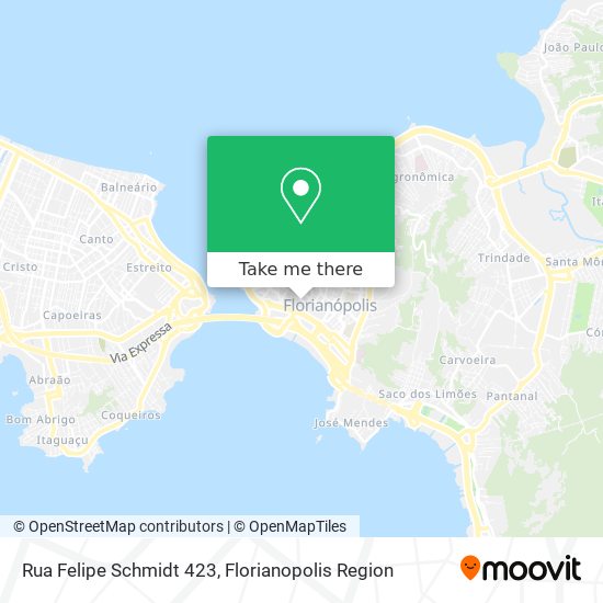 Rua Felipe Schmidt 423 map