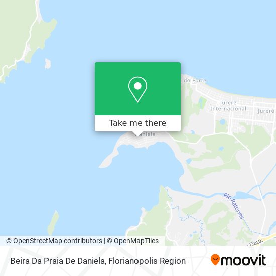 Beira Da Praia De Daniela map