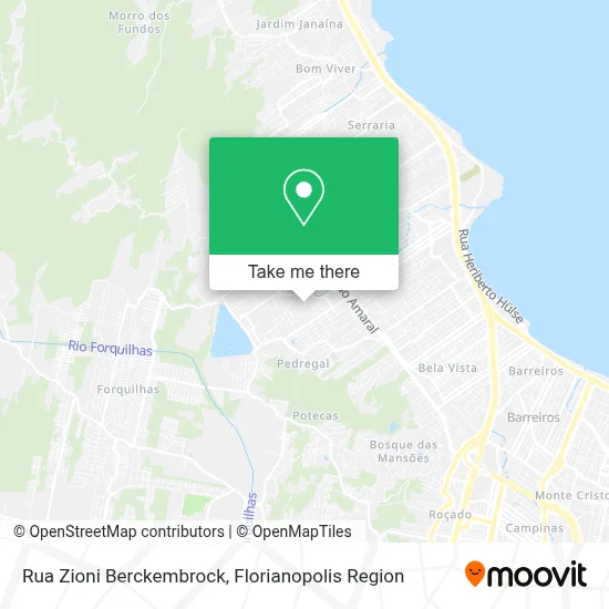 Rua Zioni Berckembrock map