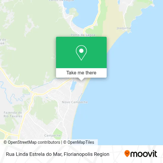 Rua Linda Estrela do Mar map