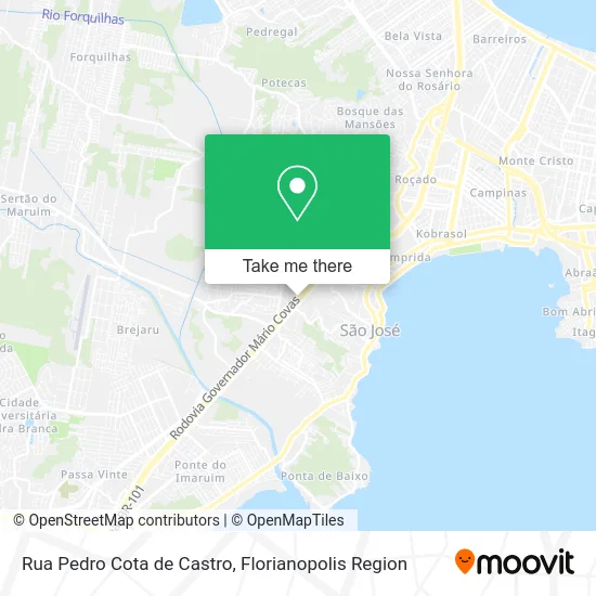 Rua Pedro Cota de Castro map