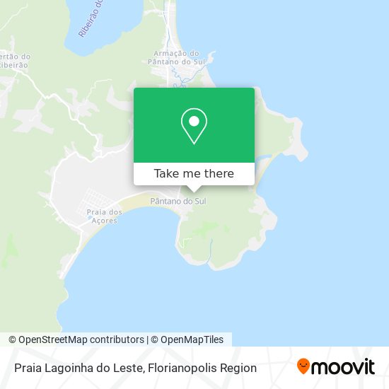 Mapa Praia Lagoinha do Leste