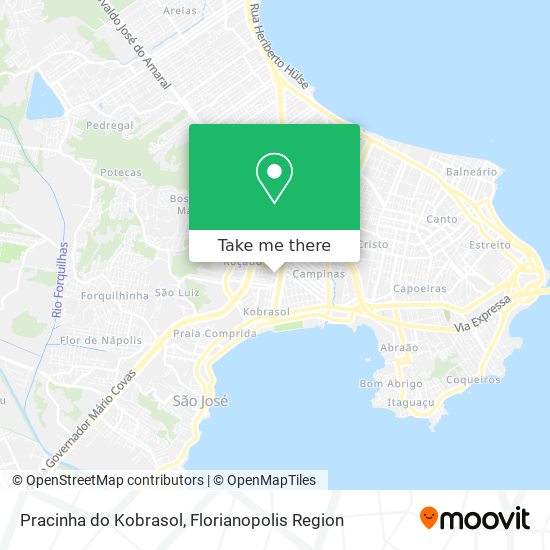 Pracinha do Kobrasol map