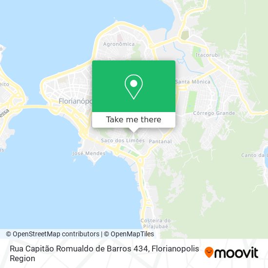 Rua Capitão Romualdo de Barros 434 map