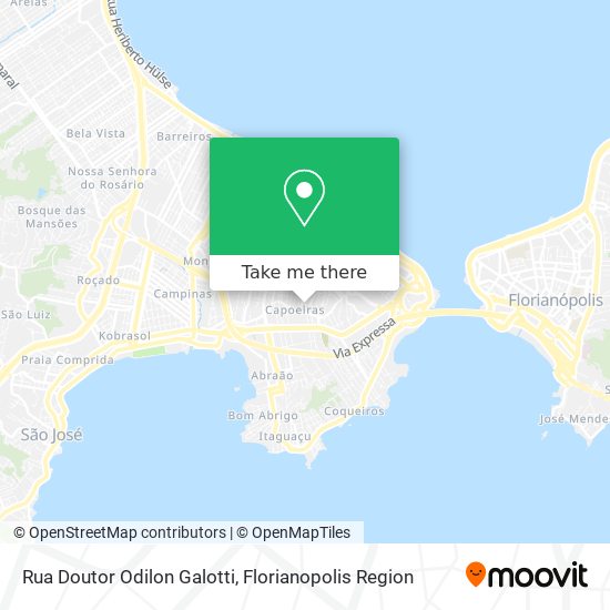 Rua Doutor Odilon Galotti map