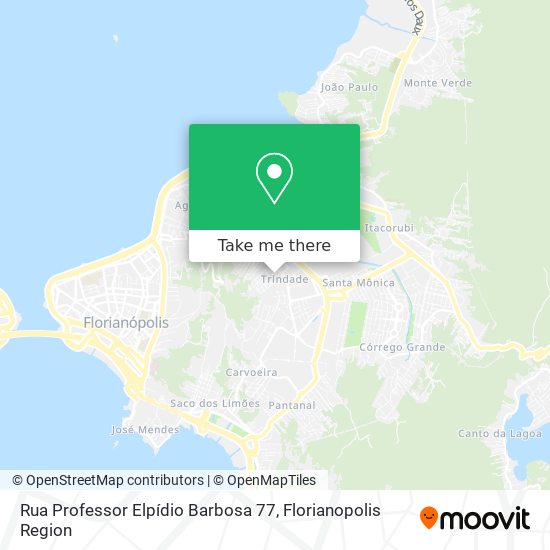Mapa Rua Professor Elpídio Barbosa 77