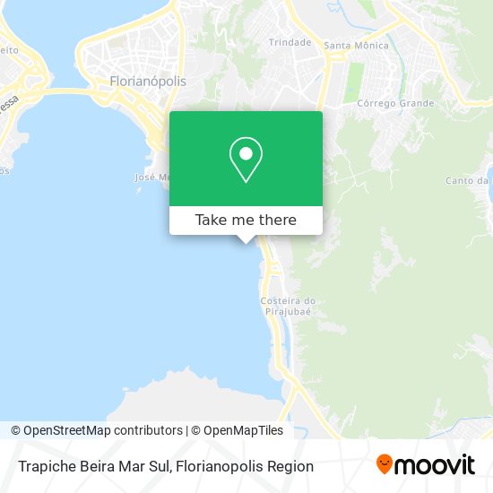 Trapiche Beira Mar Sul map