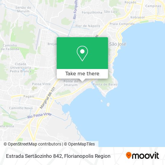 Estrada Sertãozinho 842 map