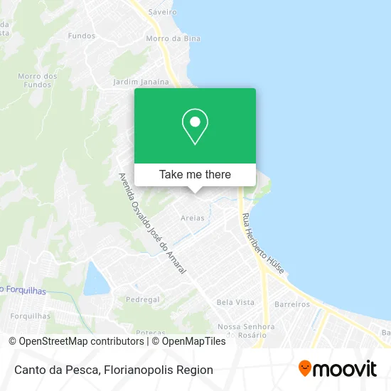 Canto da Pesca map