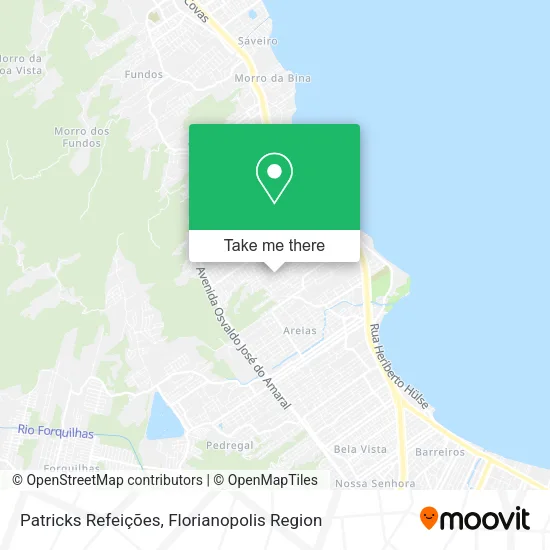 Patricks Refeições map