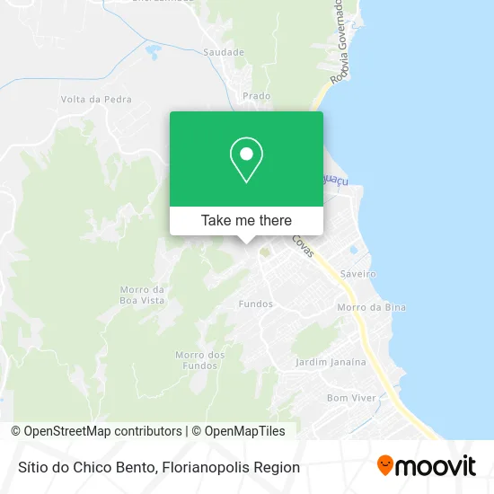 Sítio do Chico Bento map