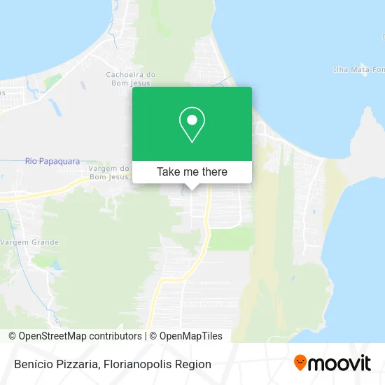 Benício Pizzaria map