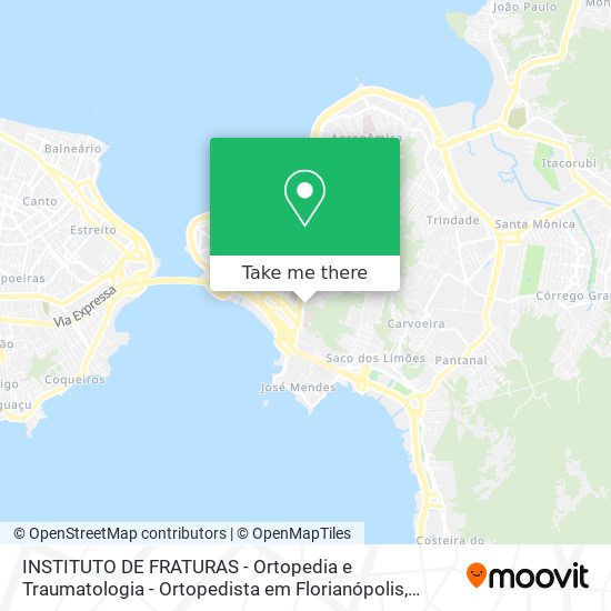 INSTITUTO DE FRATURAS - Ortopedia e Traumatologia - Ortopedista em Florianópolis map