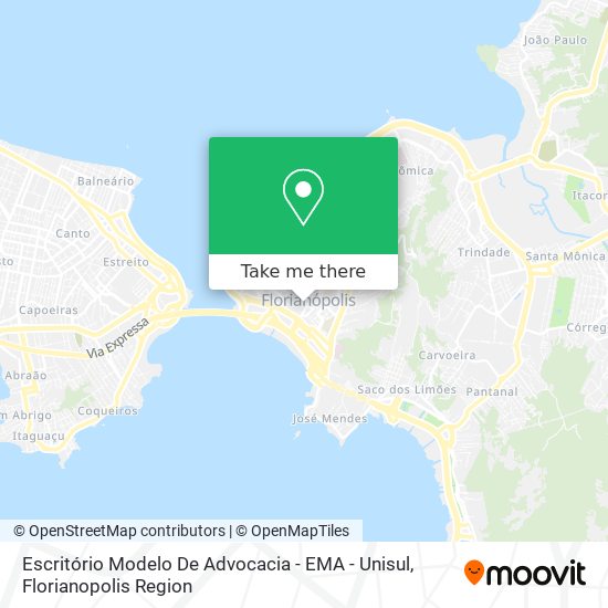 Escritório Modelo De Advocacia - EMA - Unisul map
