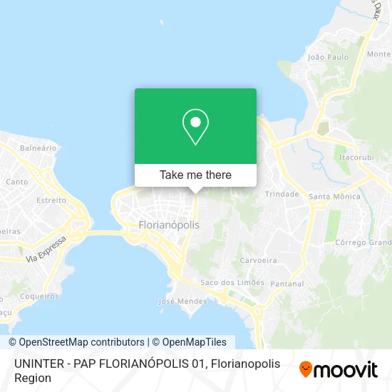 UNINTER - PAP FLORIANÓPOLIS 01 map