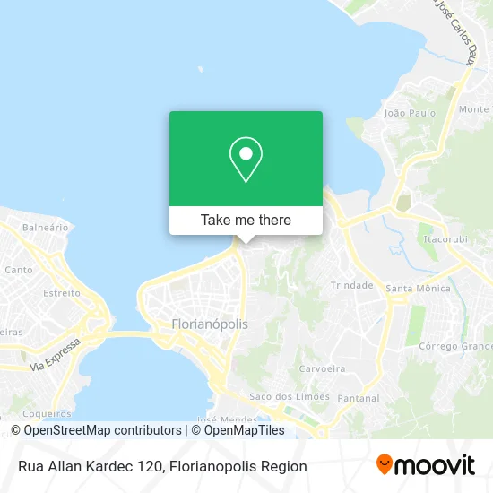 Rua Allan Kardec 120 map