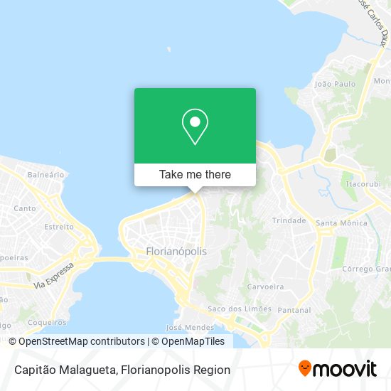 Capitão Malagueta map