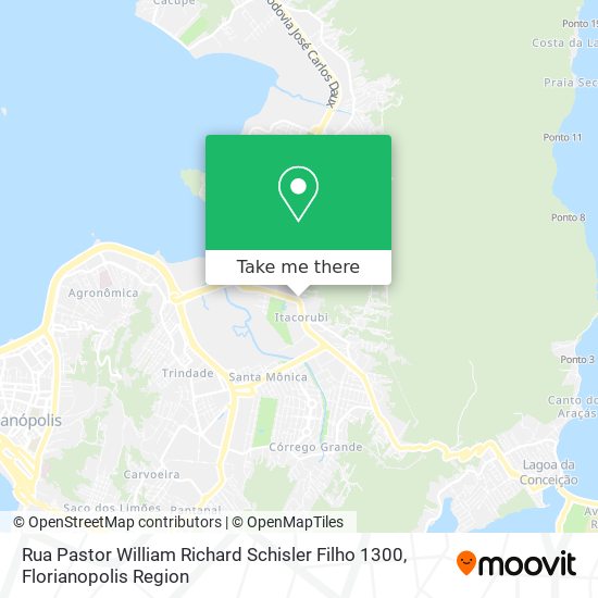 Rua Pastor William Richard Schisler Filho 1300 map