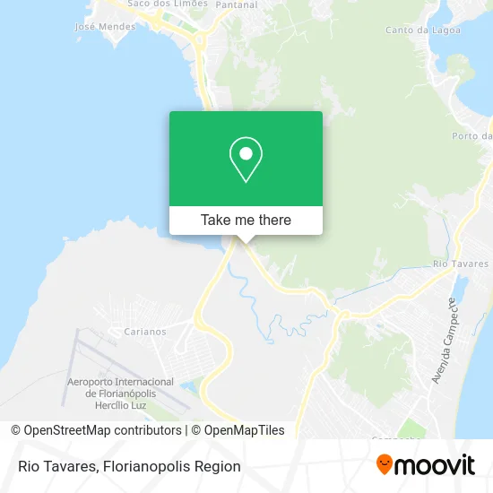 Rio Tavares map