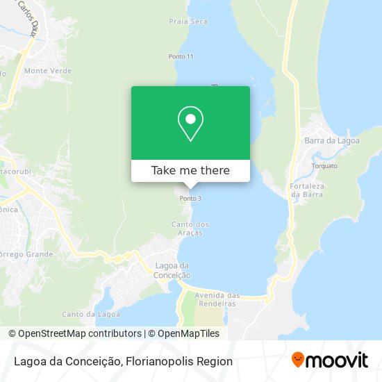 Lagoa da Conceição map