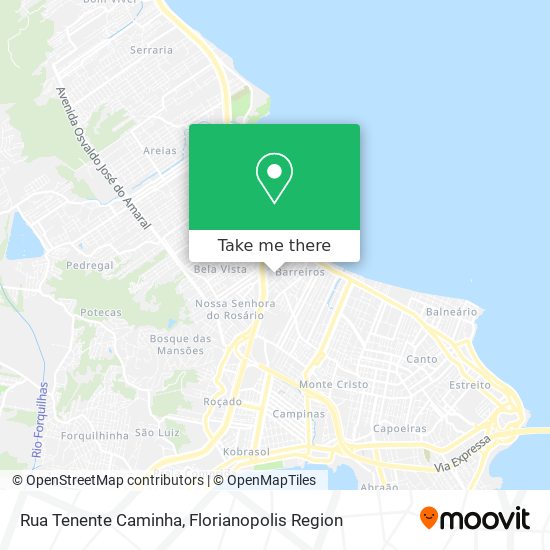 Rua Tenente Caminha map
