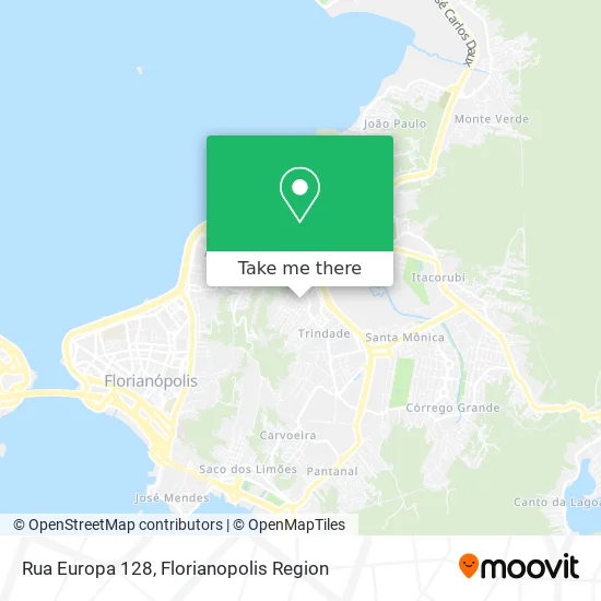 Rua Europa 128 map