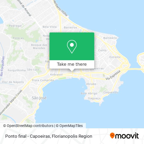 Ponto final - Capoeiras map