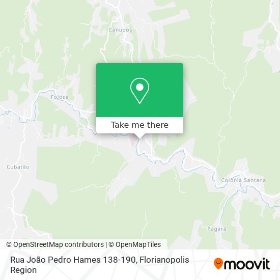 Rua João Pedro Hames 138-190 map