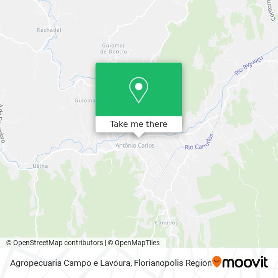Agropecuaria Campo e Lavoura map