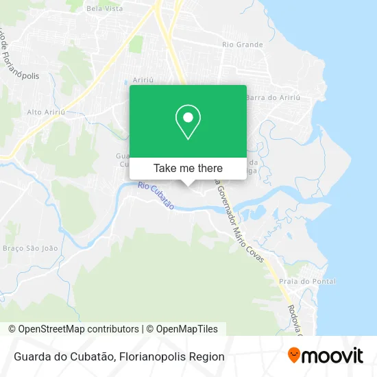 Guarda do Cubatão map