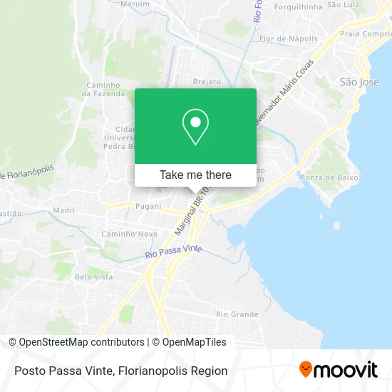 Posto Passa Vinte map