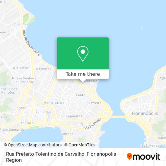 Rua Prefeito Tolentino de Carvalho map