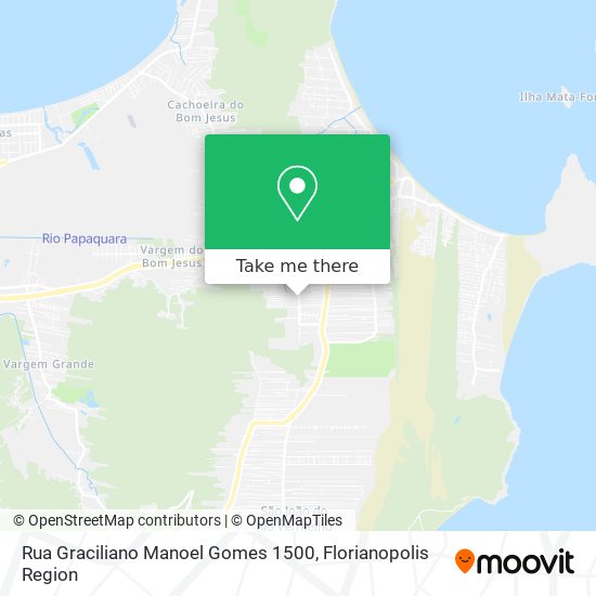 Rua Graciliano Manoel Gomes 1500 map