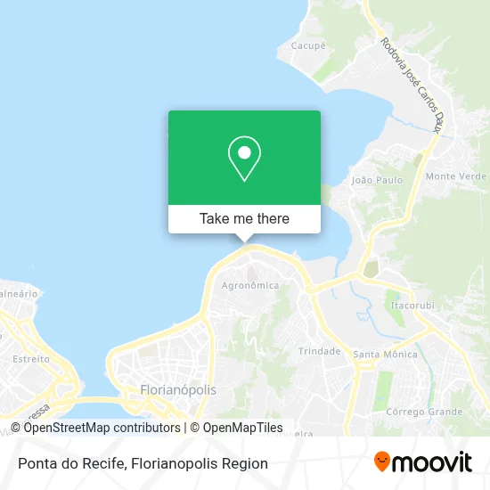 Ponta do Recife map