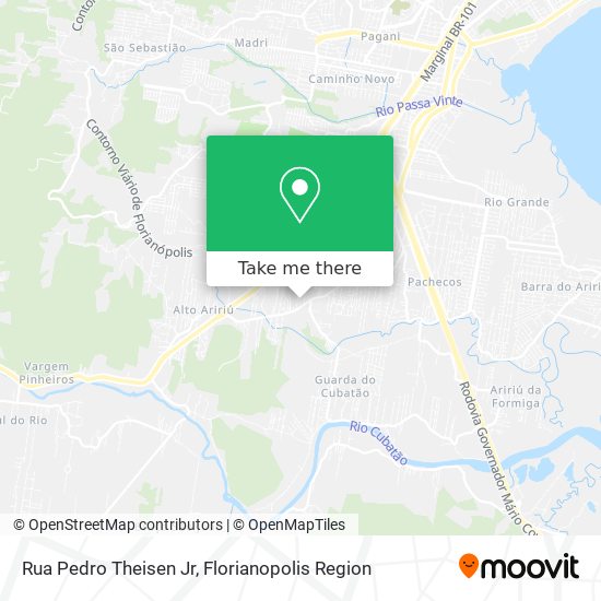 Rua Pedro Theisen Jr map