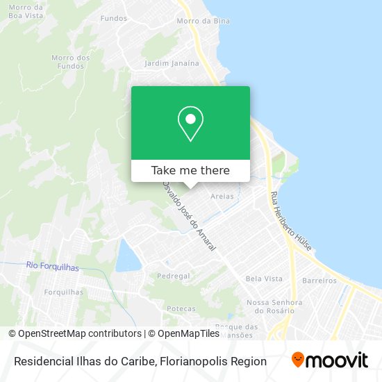 Residencial Ilhas do Caribe map