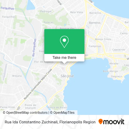 Rua Ida Constantino Zuchinali map