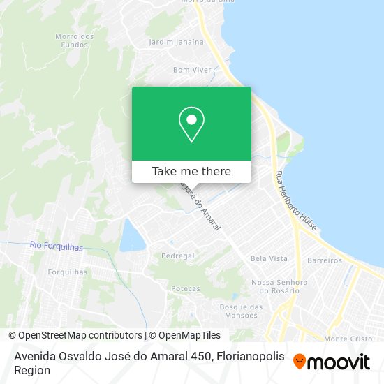 Avenida Osvaldo José do Amaral 450 map