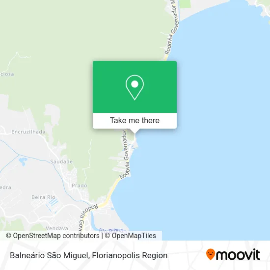 Balneário São Miguel map