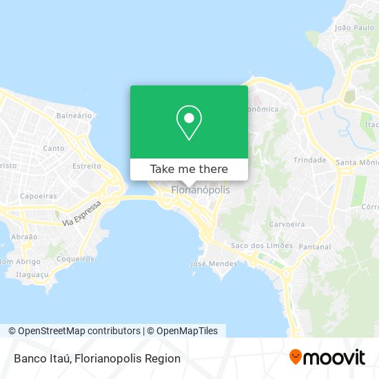 Banco Itaú map