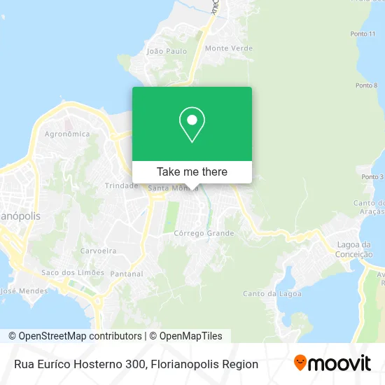 Rua Euríco Hosterno 300 map